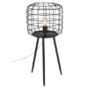 Basket Metal Floor Lamp In Black