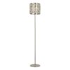 Bijou 1 Bulb Floor Lamp In Chrome With Crystal Glass