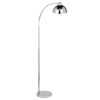 Callibren Metal Floor Lamp In Chrome