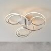 Eterne 3 Lights Semi Flush Ceiling Light In Chrome