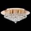 Hanna Semi Flush Gold Finish 6 Light Ceiling Light