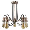 Olivia 5 Light Ceiling Light In Antique Copper