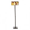 Waldron Square Floor Lamp In Bronze Tone