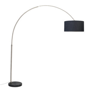 Arc Lamp Steel Black Shade 50 cm – XXL